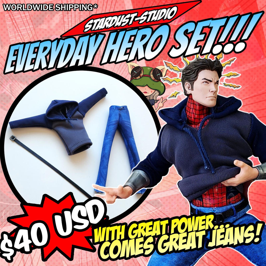 Every Day Hero Outfit | 1/12 Scale Action Figure Clothing
