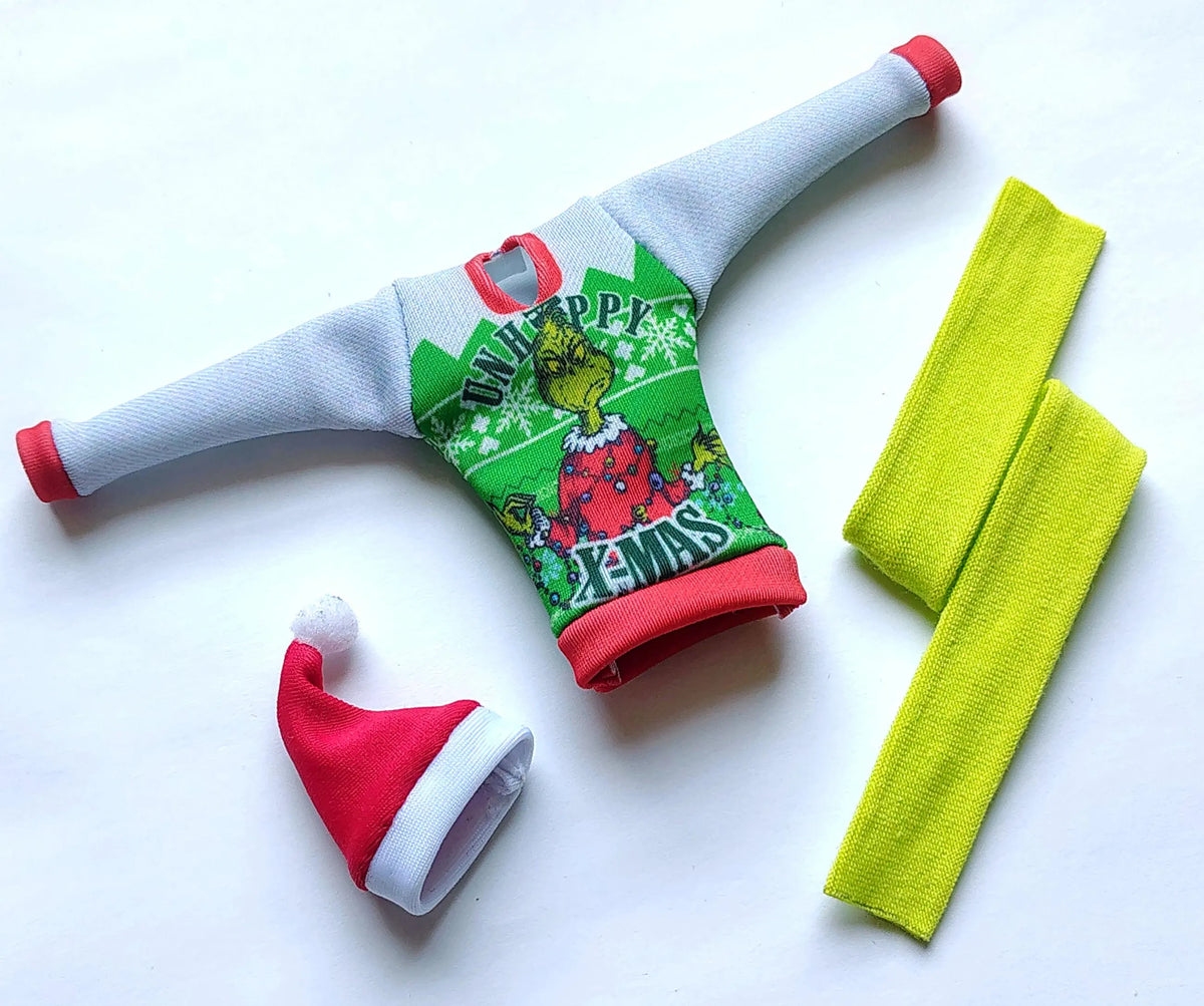 Ugly X-Mas Sweater | 1/12 Scale Action Figure Clothing