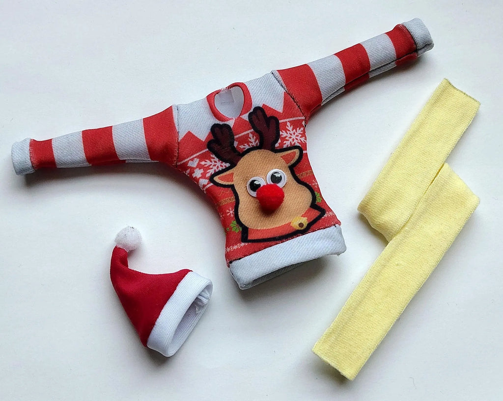 Ugly X-Mas Sweater | 1/12 Scale Action Figure Clothing