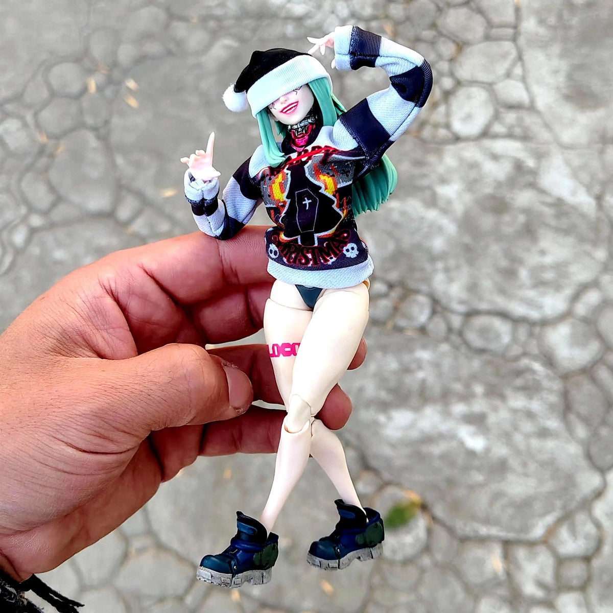 Ugly X-Mas Sweater | 1/12 Scale Action Figure Clothing